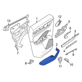 Porsche OE - Rear Right Door Armrest