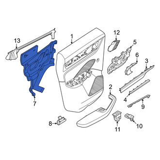 Porsche OE - Rear Inner Door Panel Insulation