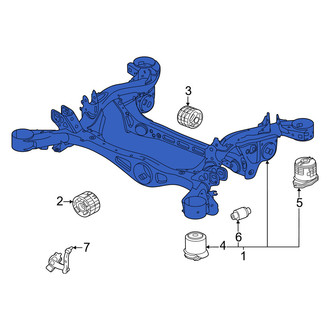 Porsche OE - Rear Suspension Subframe Crossmember