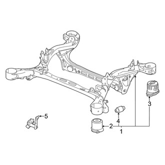 Porsche OE - Rear Suspension - Suspension Mounting (Turbo Electric)