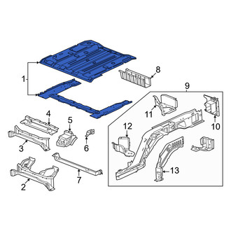 Porsche OE - Rear Floor Pan