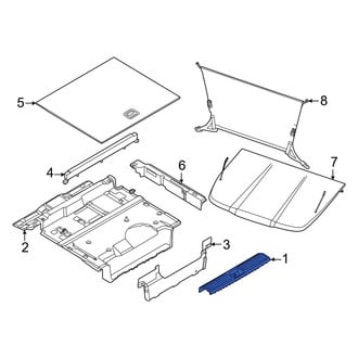 Porsche OE - Rear Liftgate Trim Scuff Plate