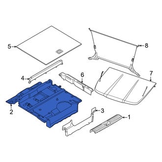 Porsche OE - Front Trunk Floor Storage Box