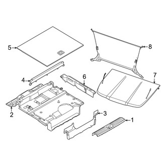 Porsche OE - Rear Body & Floor - Interior Trim (Load Floor), (BATTERY EV (EV/BEV))
