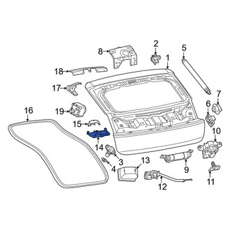Porsche OE - Center Left Park Assist Camera Housing
