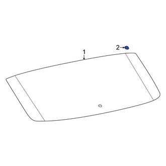 Porsche OE - Back Glass Grommet