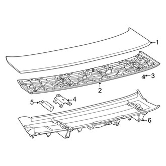 Porsche OE - Lift Gate - Spoiler (BATTERY EV (EV/BEV))