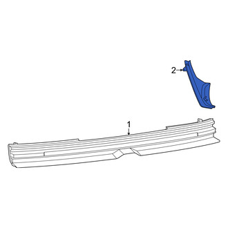 Porsche OE - Rear Left Center High Mount Stop Light Cover