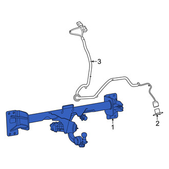 Porsche OE - Rear Trailer Hitch
