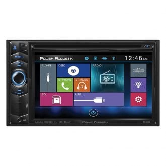 Soundstream VR-75B Single DIN Bluetooth in-Dash DVD//CD//AM//FM Car Stereo Receiver with 7 Foldout Touchscreen