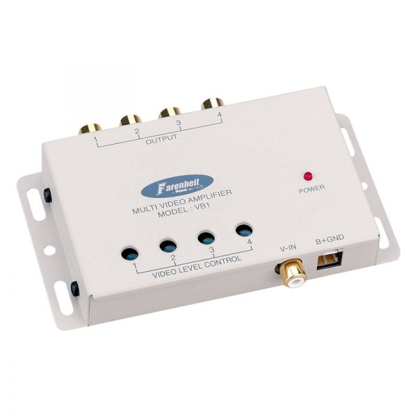 Power Acoustik® - 1 Input and 4 Outputs Video Signal Booster