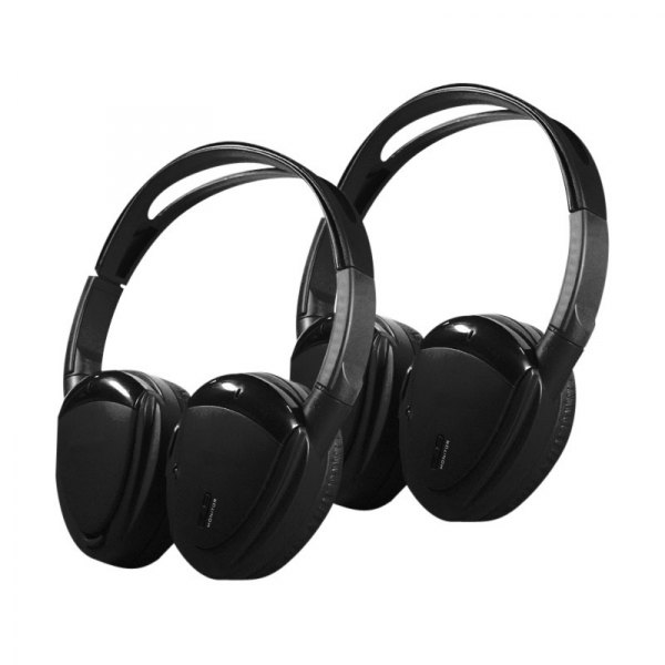 Power Acoustik® - Dual Channel IR Over-Ear Headphones with Swivel Ear Pads and Transmitter