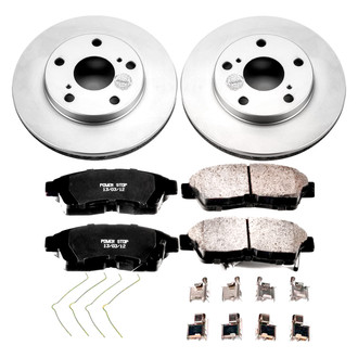 PowerStop® - Z17 Evolution Geomet® Plain Front Brake Kit
