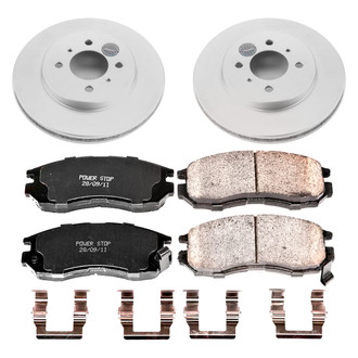 PowerStop® - Z17 Evolution Geomet® Plain Front Brake Kit