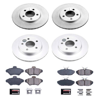 PowerStop® - Z17 Evolution Geomet® Plain Front and Rear Brake Kit