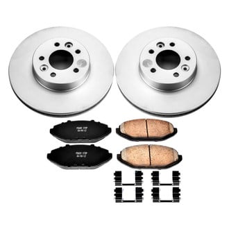 PowerStop® - Z17 Evolution Geomet® Plain Front Brake Kit