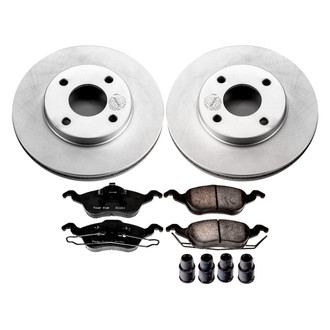 PowerStop® - Z17 Evolution Geomet® Plain Front Brake Kit