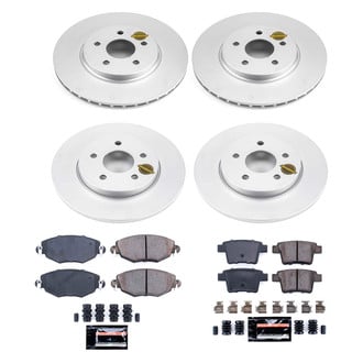 PowerStop® - Z17 Evolution Geomet® Plain Brake Kit