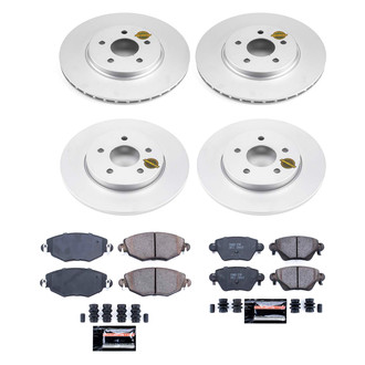 PowerStop® - Z17 Evolution Geomet® Plain Brake Kit