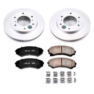 PowerStop® - Z17 Evolution Geomet® Plain Front Brake Kit