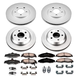 PowerStop® - Z17 Evolution Geomet® Plain Brake Kit