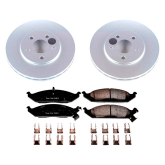PowerStop® - Z17 Evolution Geomet® Plain Front Brake Kit