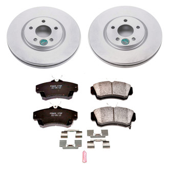 PowerStop® - Z17 Evolution Geomet® Plain Front Brake Kit