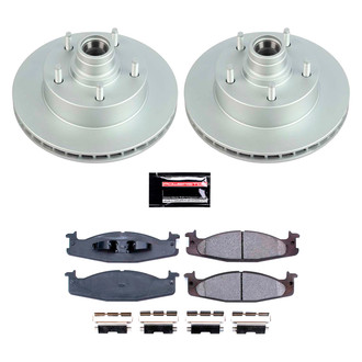 PowerStop® - Z17 Evolution Geomet® Plain Front Brake Kit