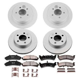PowerStop® - Z17 Evolution Geomet® Plain Front and Rear Brake Kit