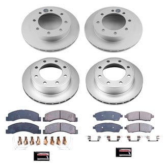 PowerStop® - Z17 Evolution Geomet® Plain Front and Rear Brake Kit