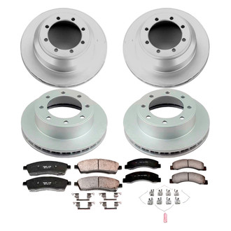 PowerStop® - Z17 Evolution Geomet® Plain Front and Rear Brake Kit