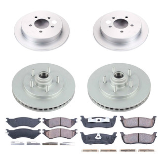 PowerStop® - Z17 Evolution Geomet® Plain Brake Kit