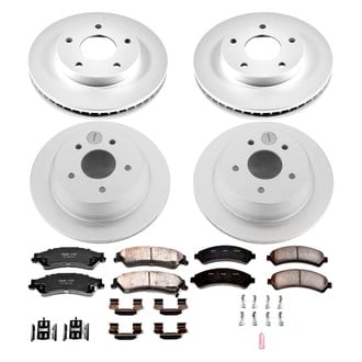 PowerStop® - Z17 Evolution Geomet® Plain Front and Rear Brake Kit
