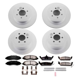 PowerStop® - Z17 Evolution Geomet® Plain Front and Rear Brake Kit