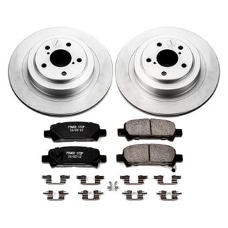 PowerStop® - Z17 Evolution Geomet® Plain Rear Brake Kit