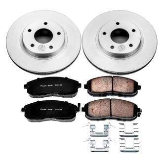 PowerStop® - Z17 Evolution Geomet® Plain Front Brake Kit