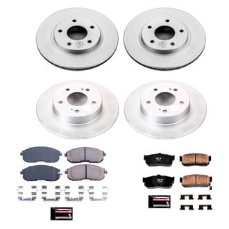 PowerStop® - Z17 Evolution Geomet® Plain Front and Rear Brake Kit