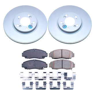 PowerStop® - Z17 Evolution Geomet® Plain Front Brake Kit