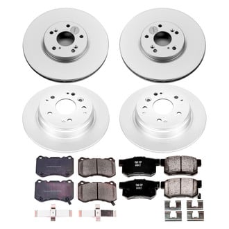 PowerStop® - Z17 Evolution Geomet® Plain Front and Rear Brake Kit