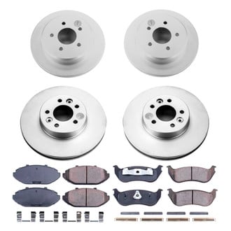 PowerStop® - Z17 Evolution Geomet® Plain Front and Rear Brake Kit