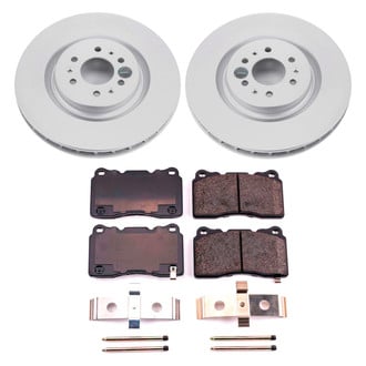 PowerStop® - Z17 Evolution Geomet® Plain Front Brake Kit