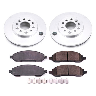 PowerStop® - Z17 Evolution Geomet® Plain Front Brake Kit