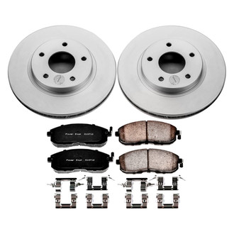 PowerStop® - Z17 Evolution Geomet® Plain Front Brake Kit