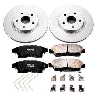 PowerStop® - Z17 Evolution Geomet® Plain Front Brake Kit