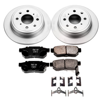 PowerStop® - Z17 Evolution Geomet® Plain Rear Brake Kit
