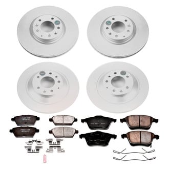 PowerStop® - Z17 Evolution Geomet® Plain Front and Rear Brake Kit