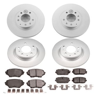 PowerStop® - Z17 Evolution Geomet® Plain Front and Rear Brake Kit