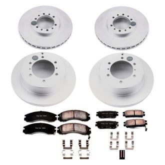 PowerStop® - Z17 Evolution Geomet® Plain Front and Rear Brake Kit
