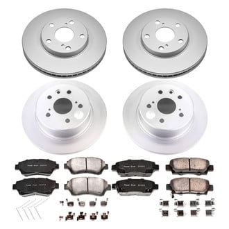 PowerStop® - Z17 Evolution Geomet® Plain Front and Rear Brake Kit