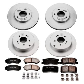 PowerStop® - Z17 Evolution Geomet® Plain Front and Rear Brake Kit